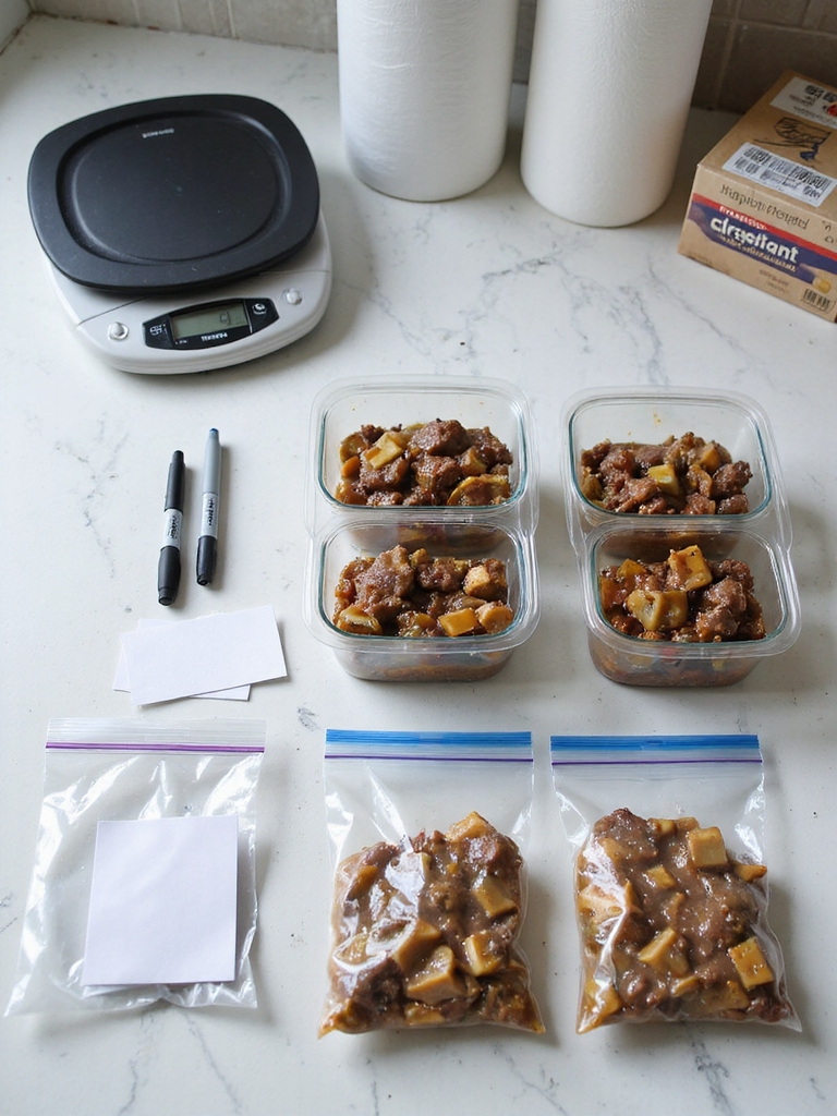 store and freeze properly