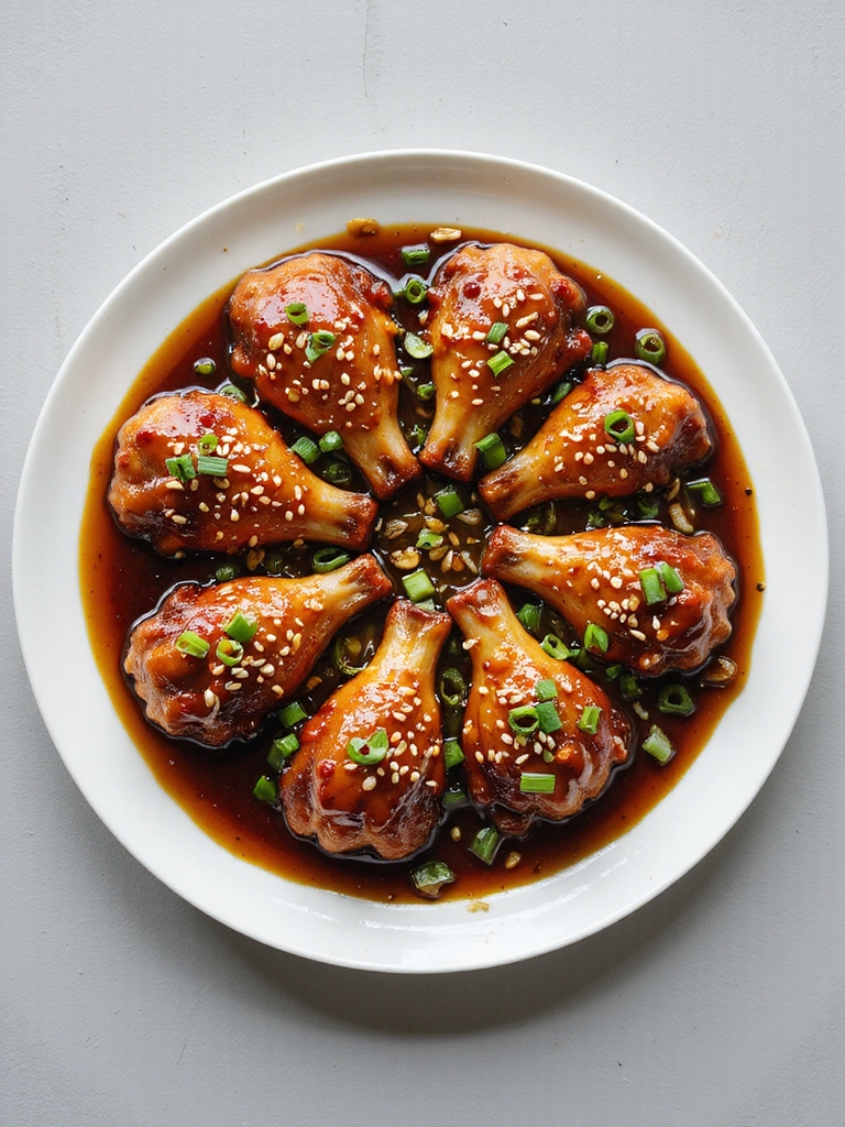 sweet and sticky wings