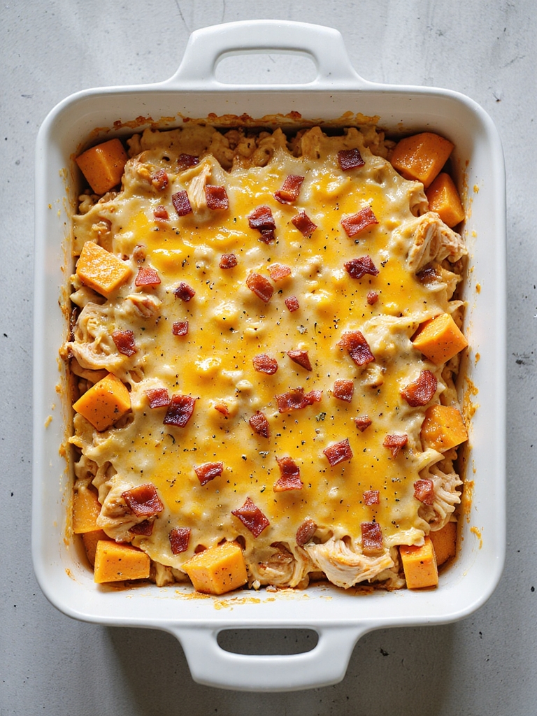 sweet potato chicken casserole