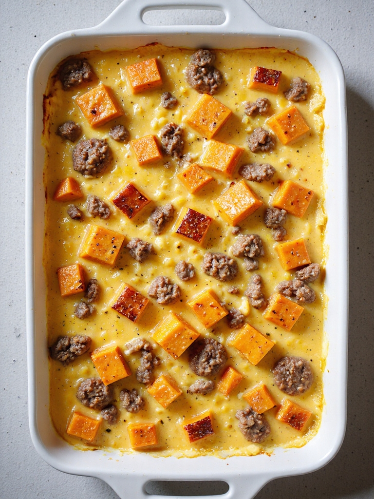 sweet potato sausage breakfast bake