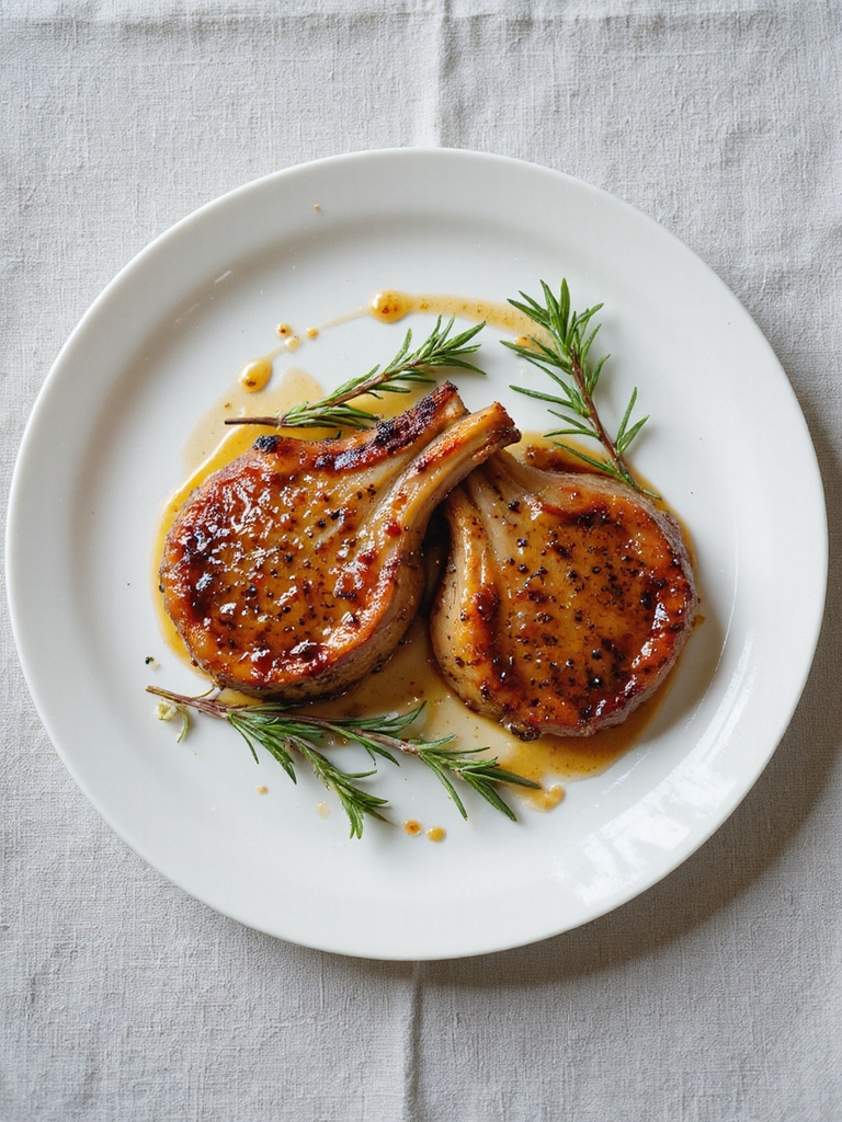 sweet savory pork chops