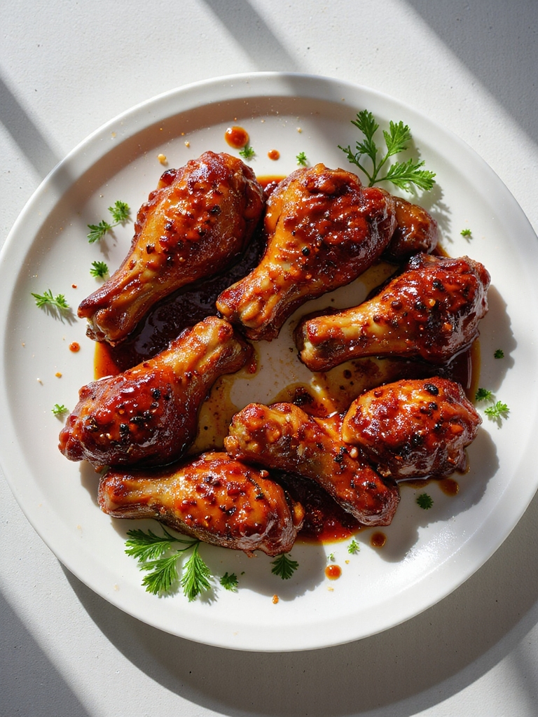 sweet smoky barbecue wings