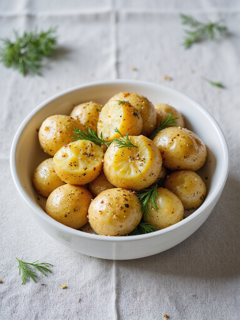 tangy mustard dill potatoes