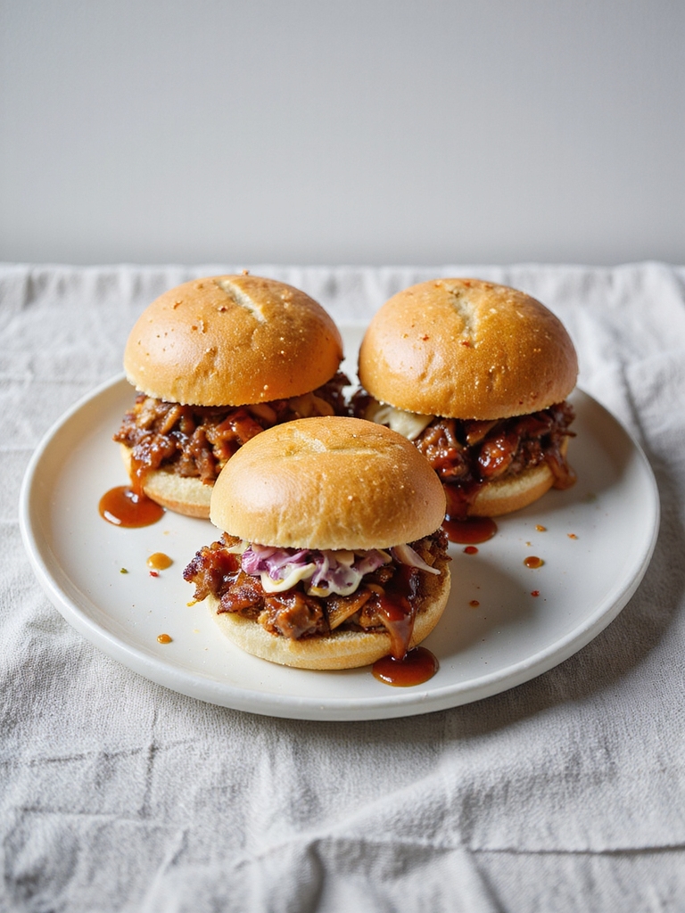 tangy vinegar pork sliders