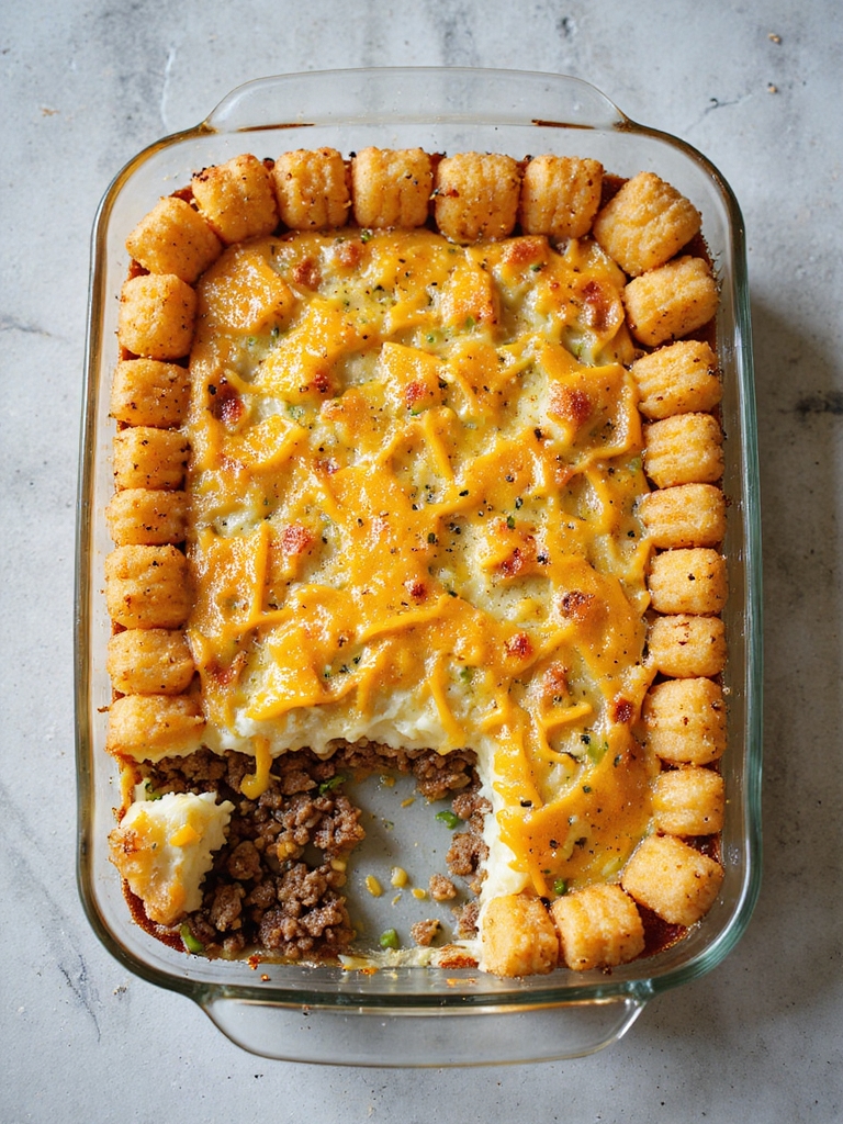 tater tot ground beef casserole