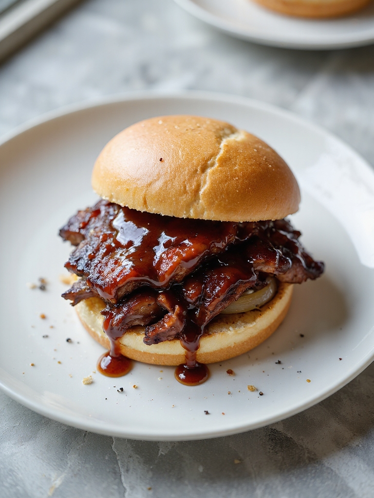 tender bbq brisket sandwiches