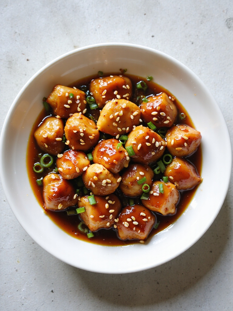tender honey garlic chicken