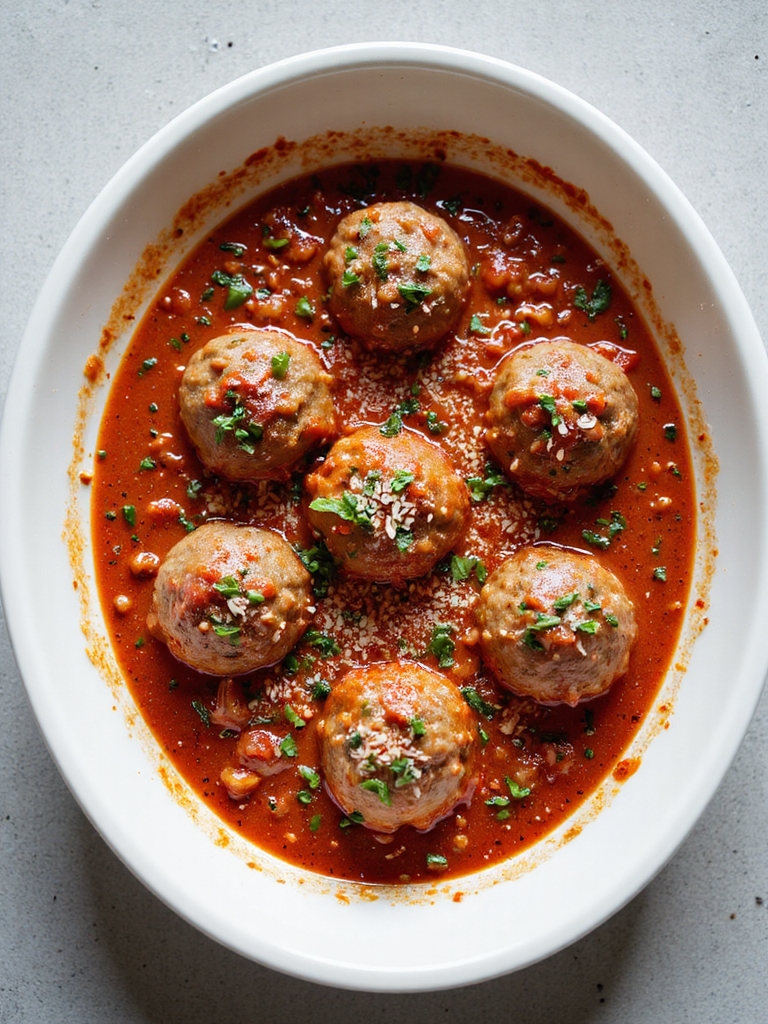 tender meatballs in sauce