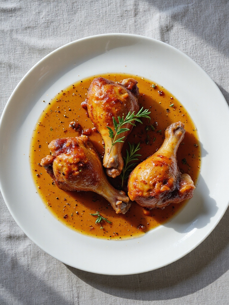 tender slow cooked turkey wings