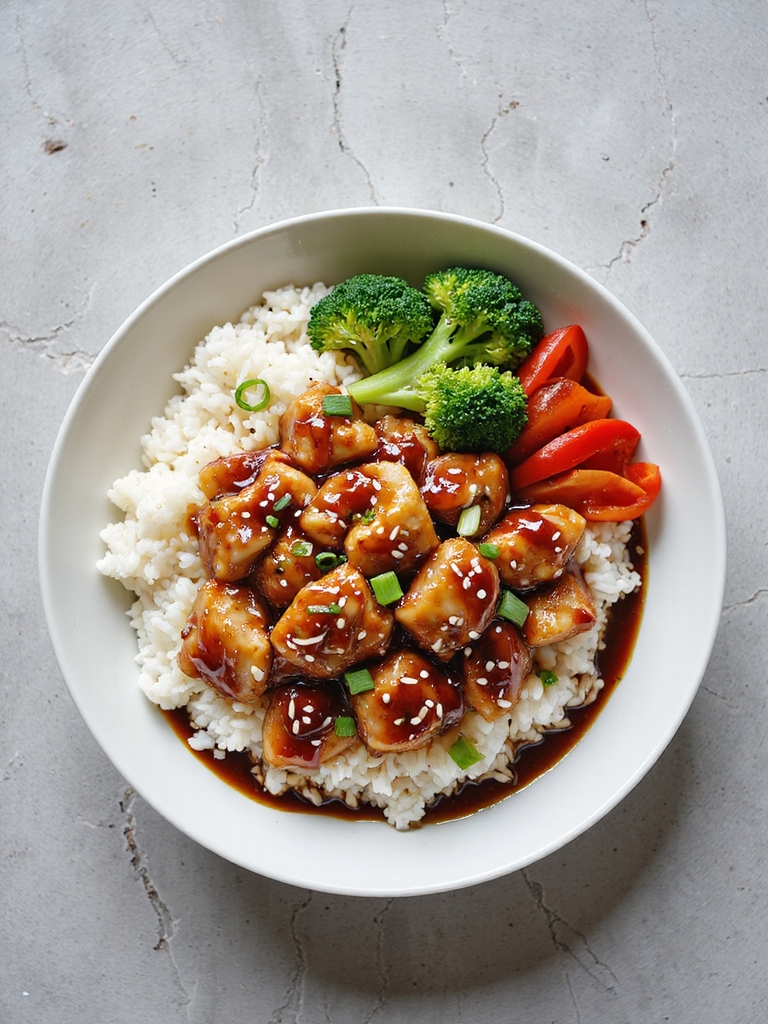 teriyaki chicken rice bowls