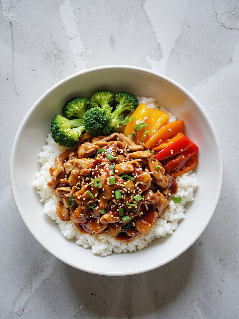 teriyaki chicken rice bowls