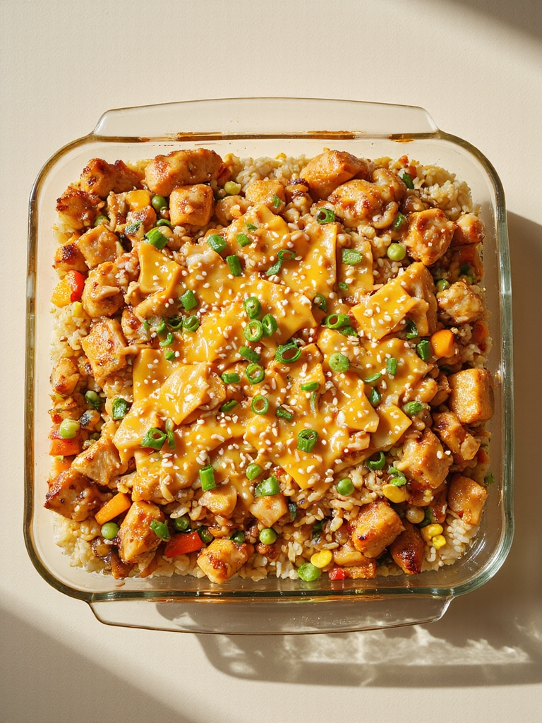 teriyaki chicken rice casserole