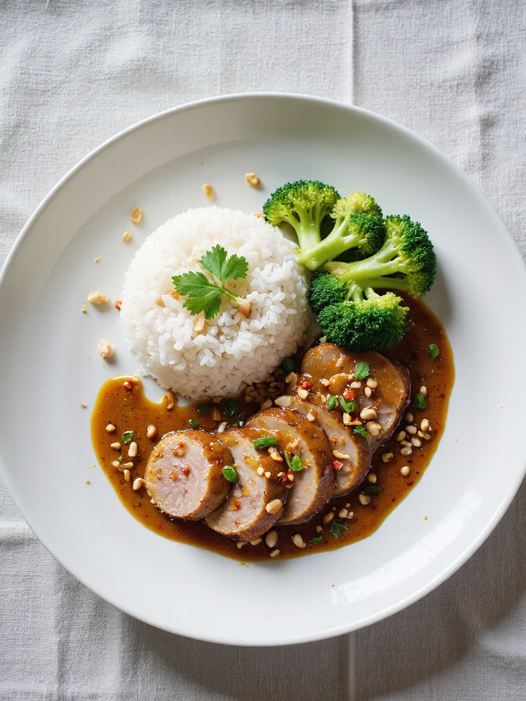 thai peanut pork tenderloin