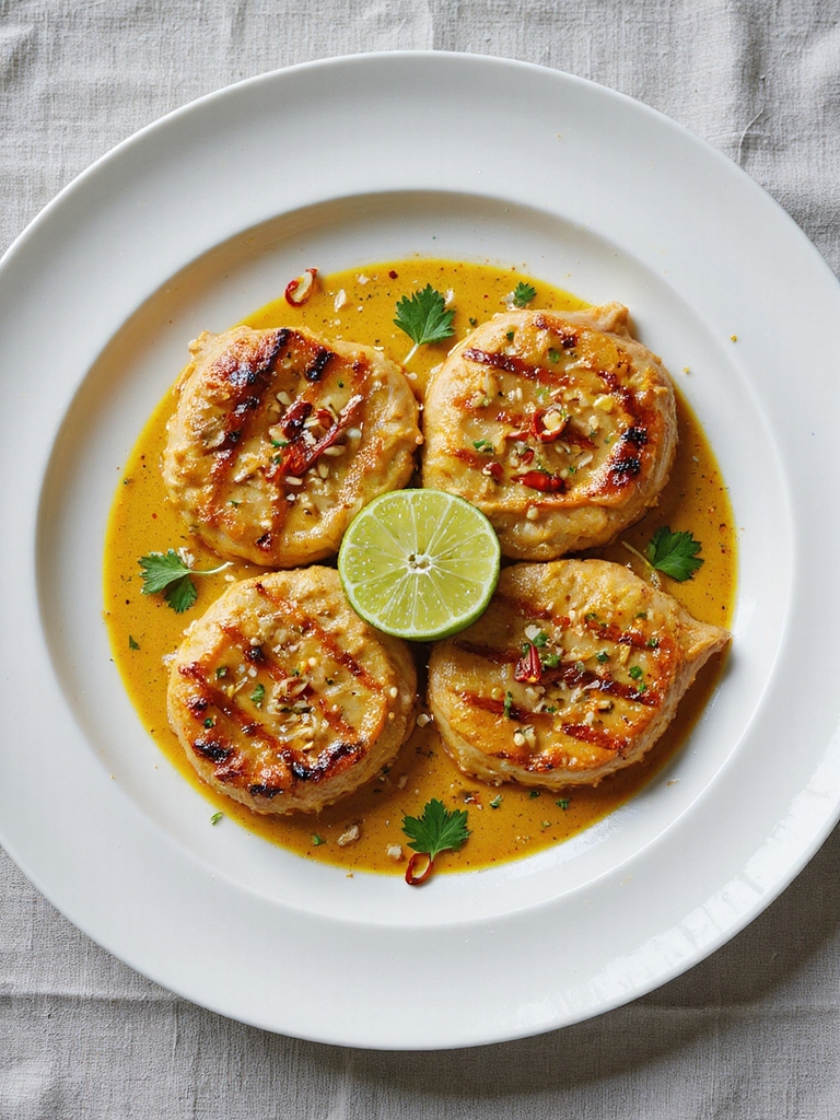 tropical coconut curry marinade