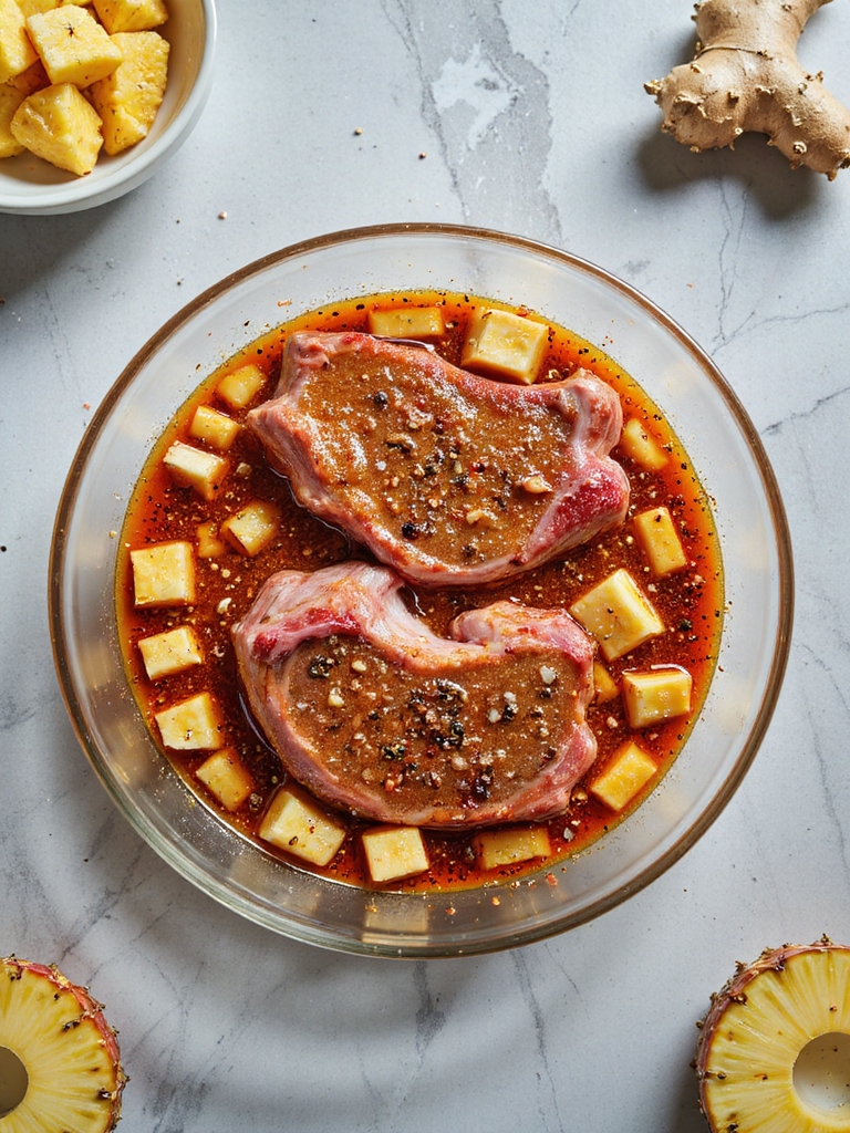 tropical spicy pork marinade