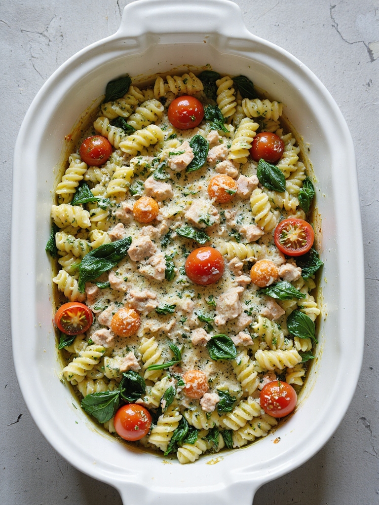 tuna casserole with pesto