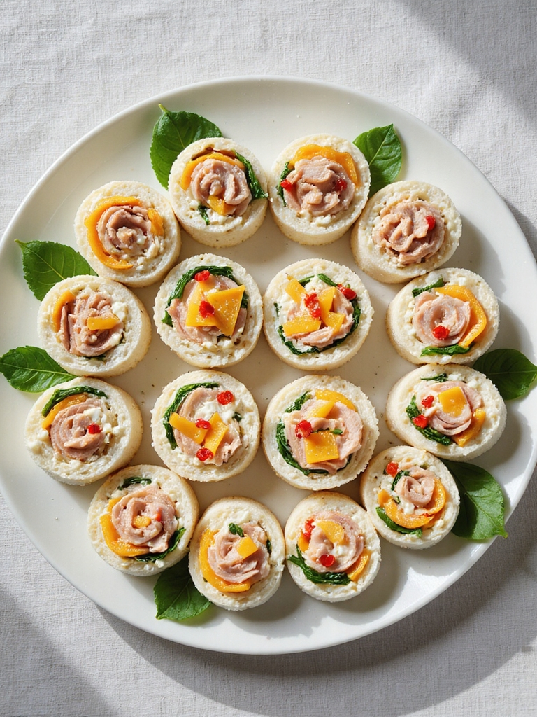 turkey and cheese pinwheels