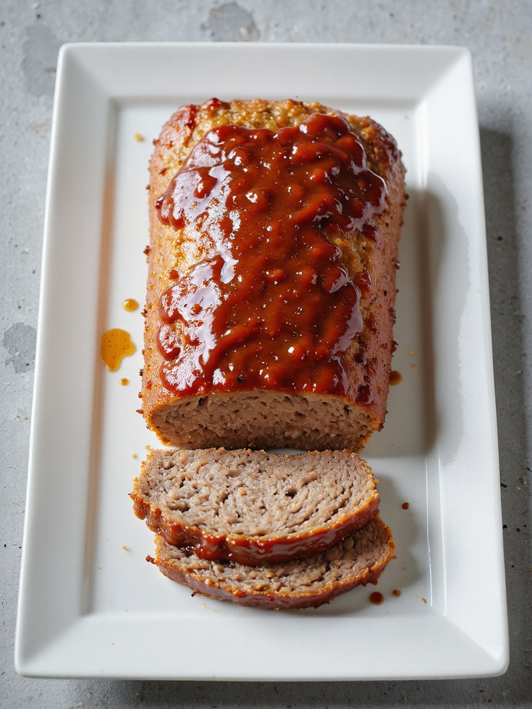 turkey meatloaf with glaze