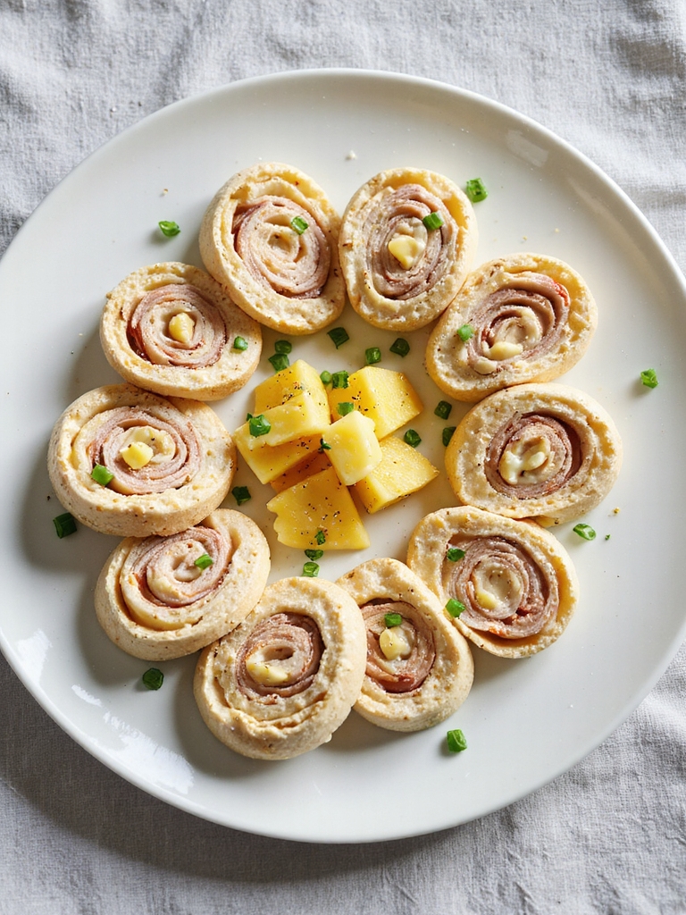 turkey pinwheels party recipe