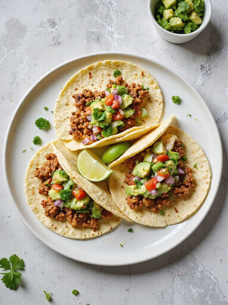 turkey tacos with avocado