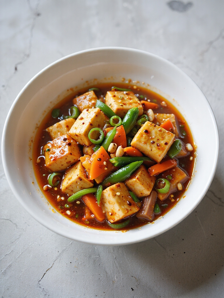 vegetarian sweet and sour stir fry