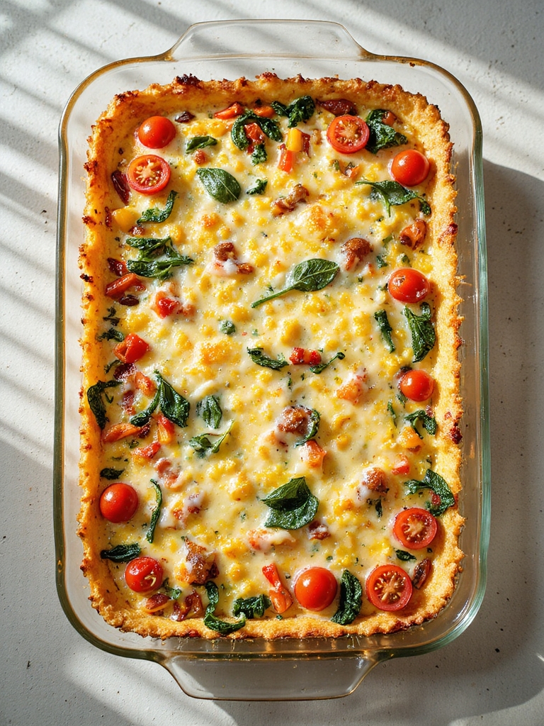 veggie breakfast casserole delight