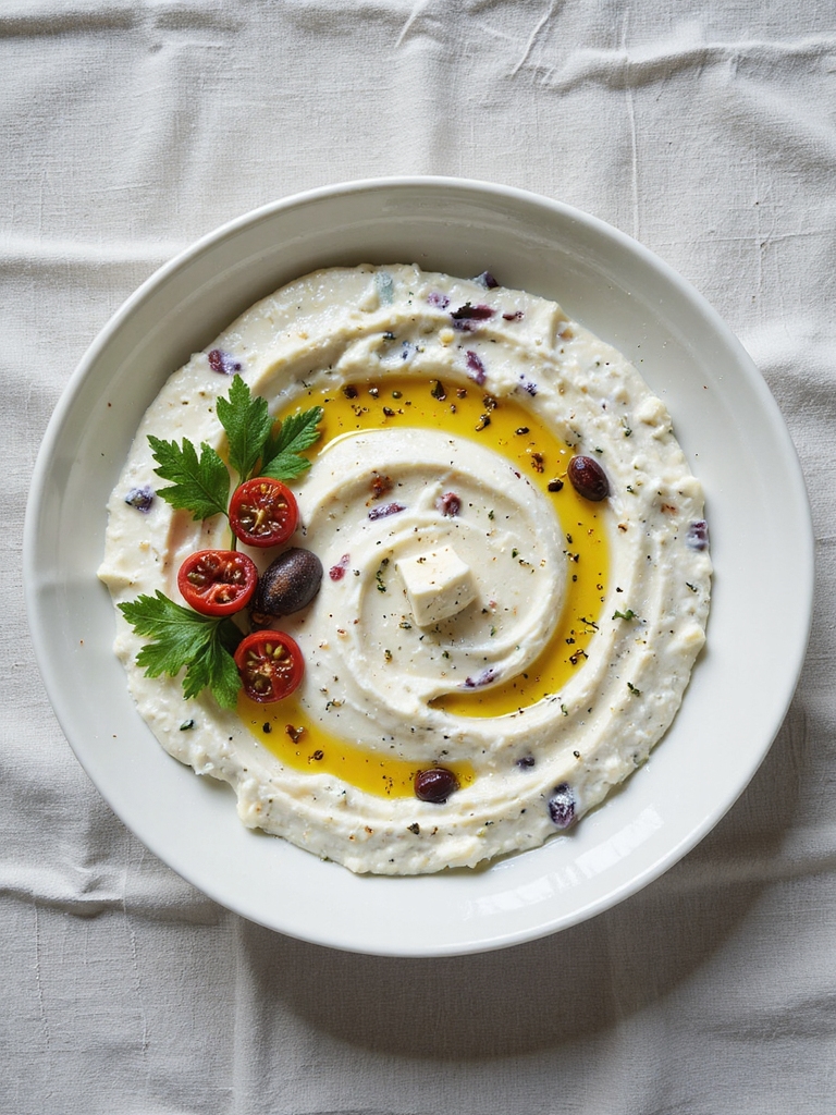 vibrant mediterranean feta dip