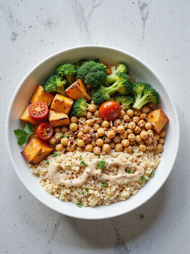 vibrant vegan nutrient bowl