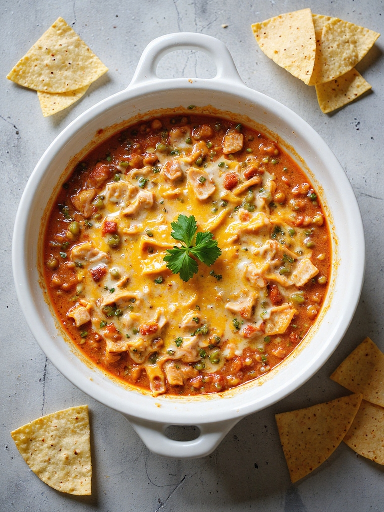 zesty chicken dip recipe