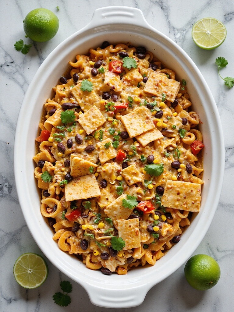 zesty chicken noodle casserole