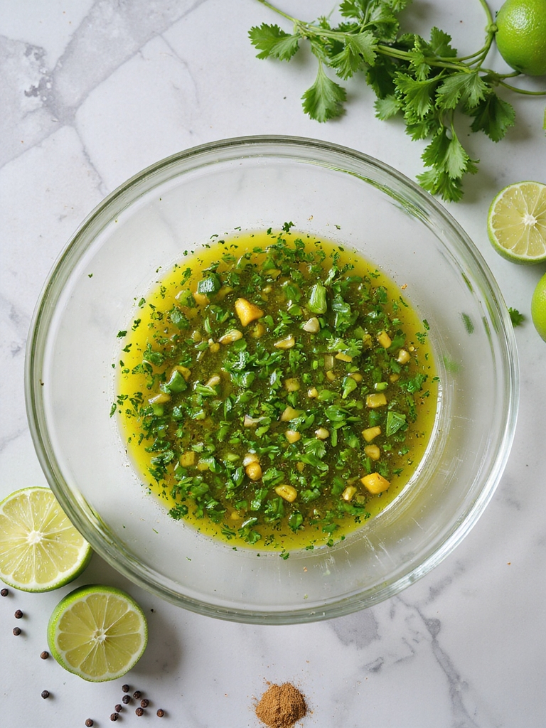 zesty cilantro lime marinade
