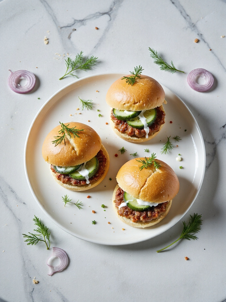 zesty greek turkey sliders