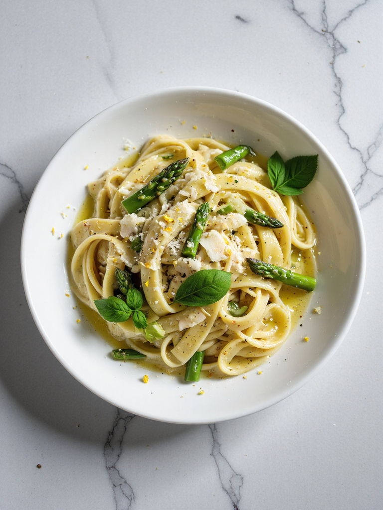 zesty lemon asparagus pasta recipe
