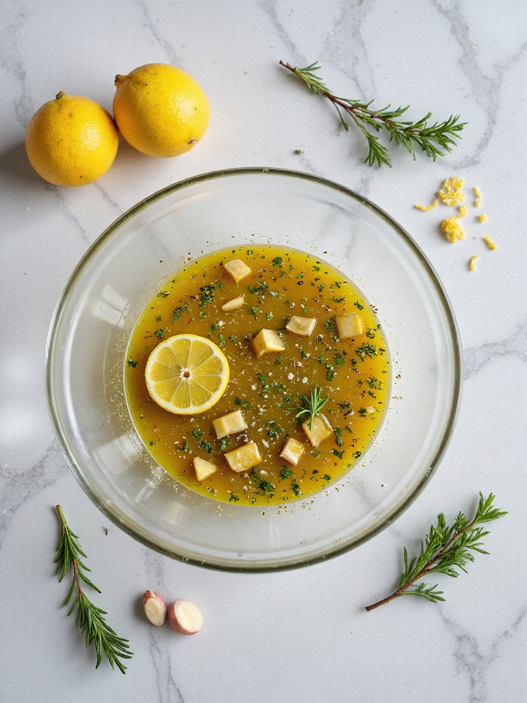 zesty lemon herb marinade