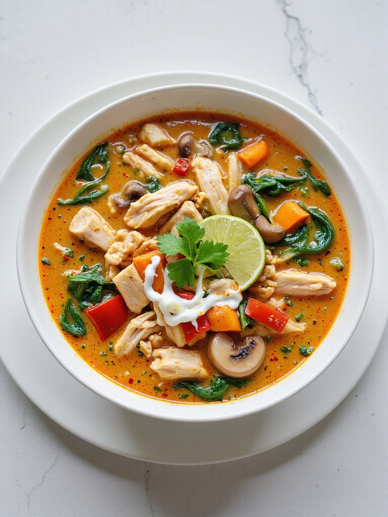 adjustable creamy thai curry
