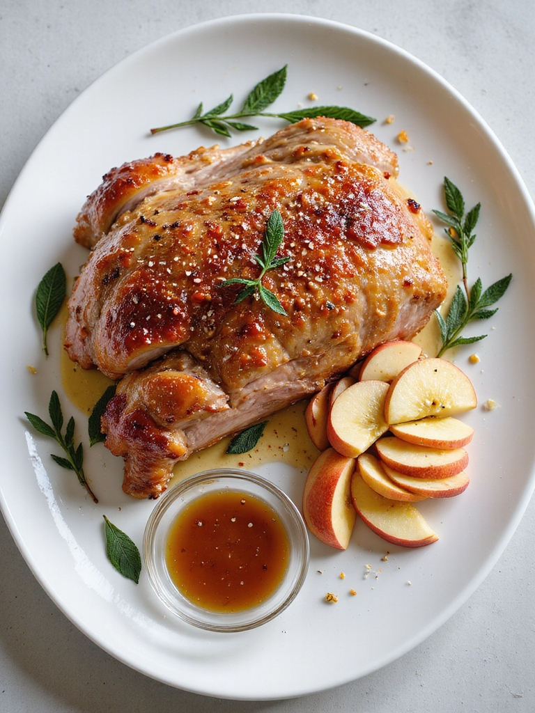 apple cider sage pork loin