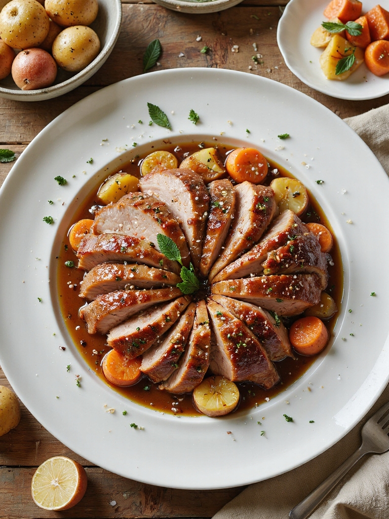 apple cider sage pork roast