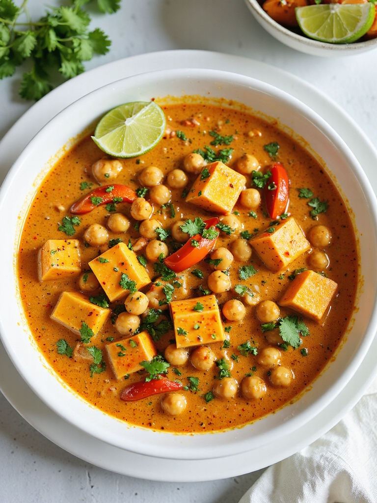 aromatic coconut chickpea curry