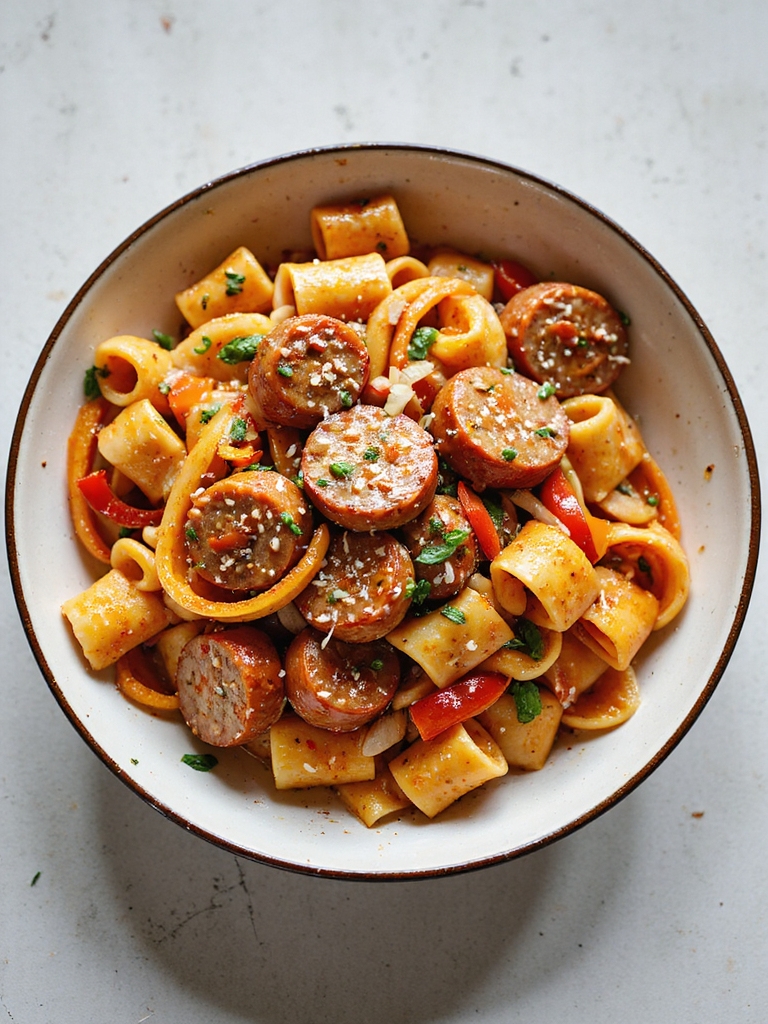 arrabbiata sausage peppers trio