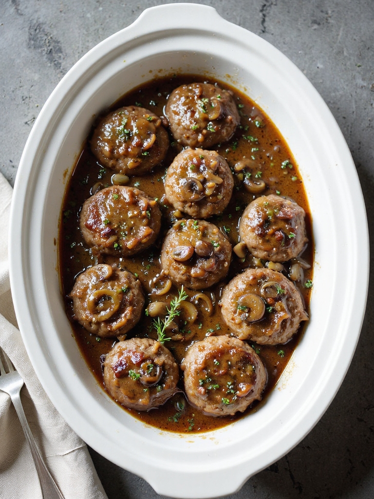 balsamic thyme salisbury steak