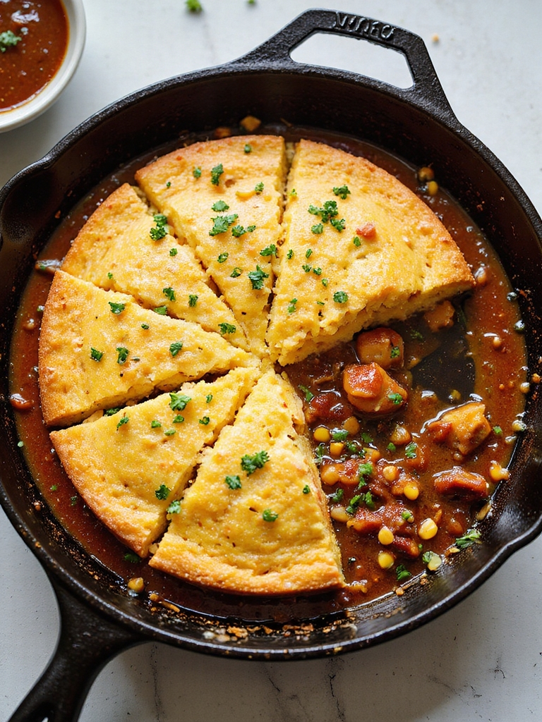 bbq pulled chicken cobbler