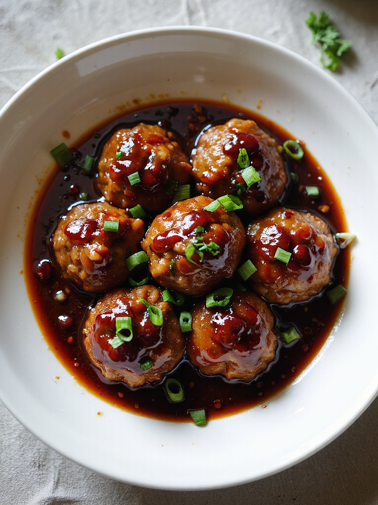 bourbon cherry jam meatballs