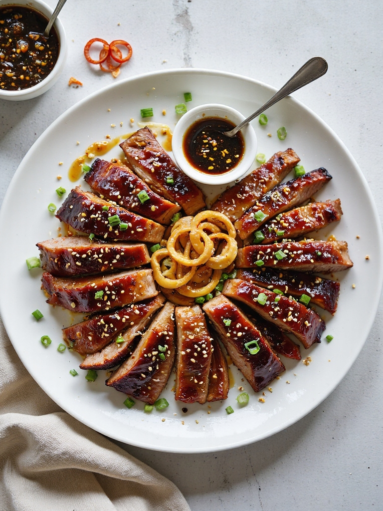 braise glaze caramelize serve