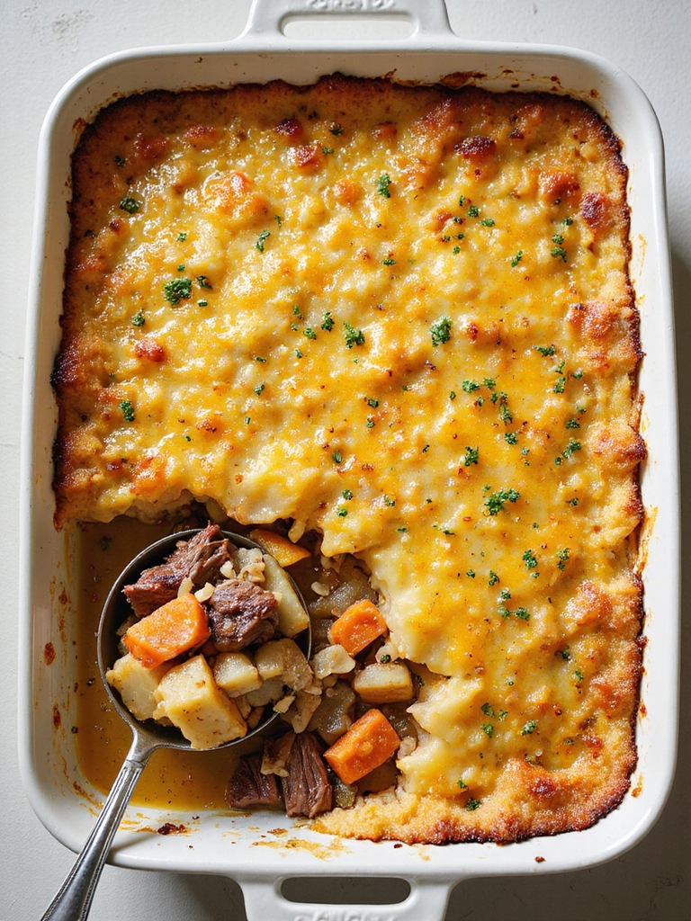 braised short rib gratin