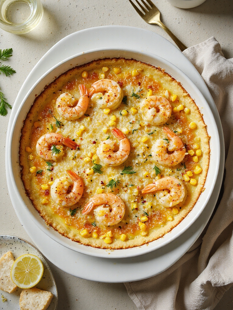 bright creamy lemon dill shrimp