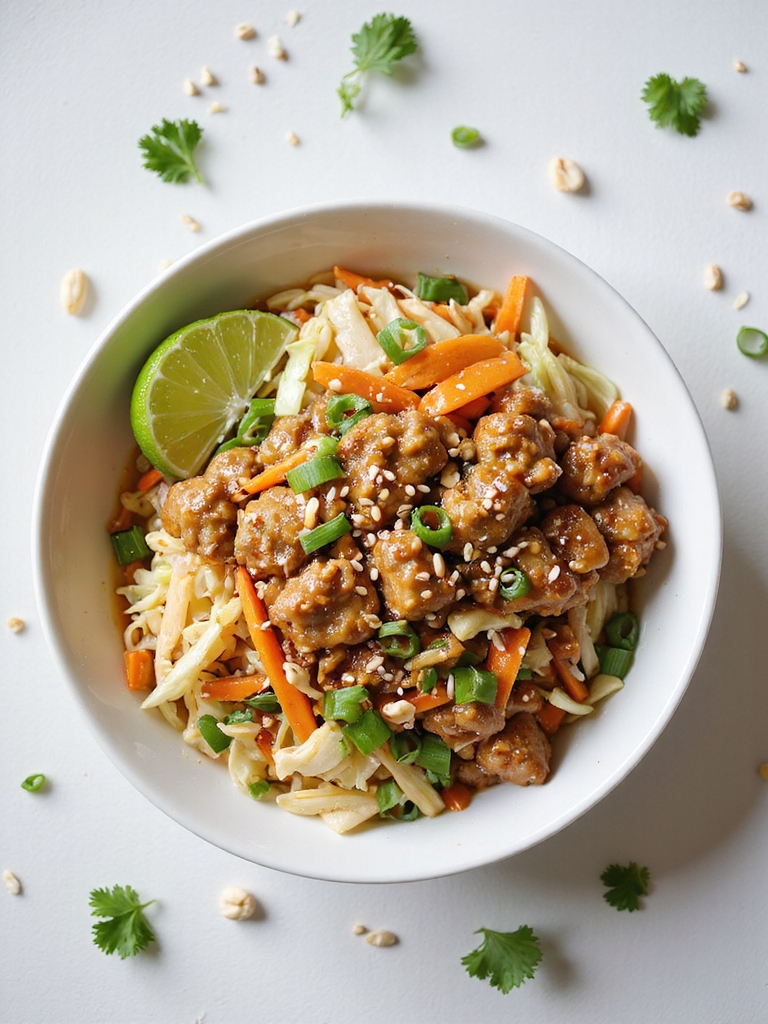 bright savory customizable bowl garnishes