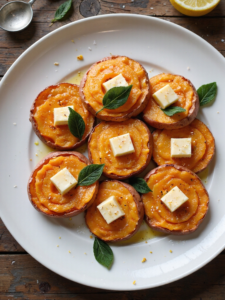brown butter sage sweet potatoes