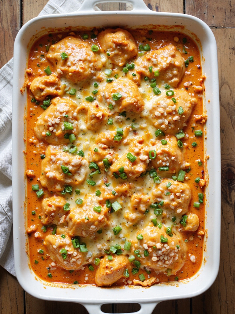 buffalo chicken ranch casserole