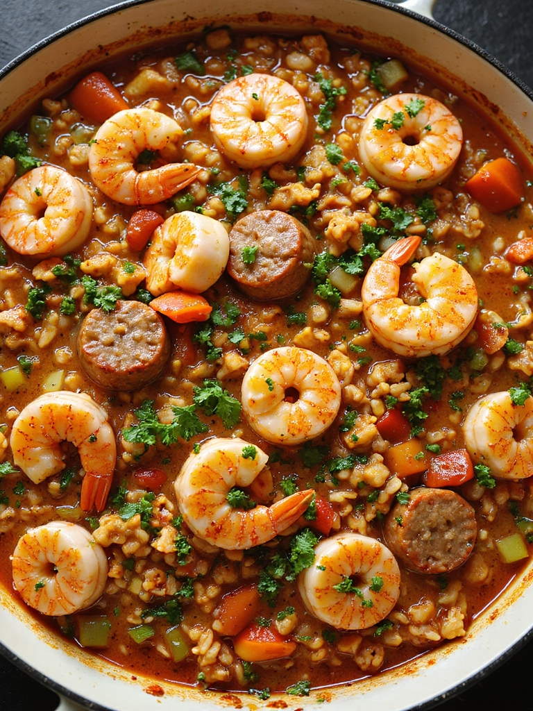 cajun seafood rice casserole