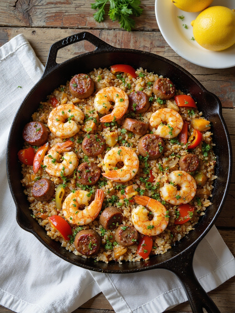 cajun shrimp and sausage